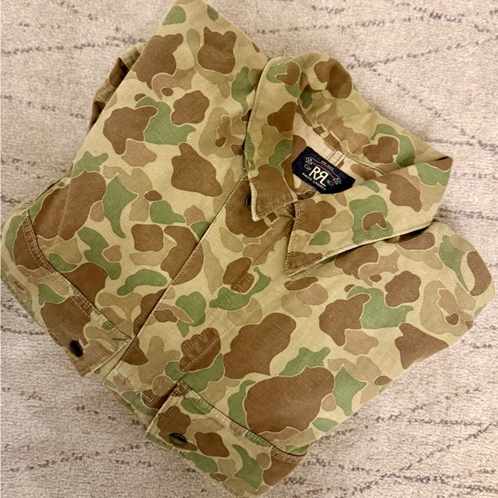 RRL Ralph Lauren Camouflage Jumpsuit for men’s Size -S - Picture 11 of 13